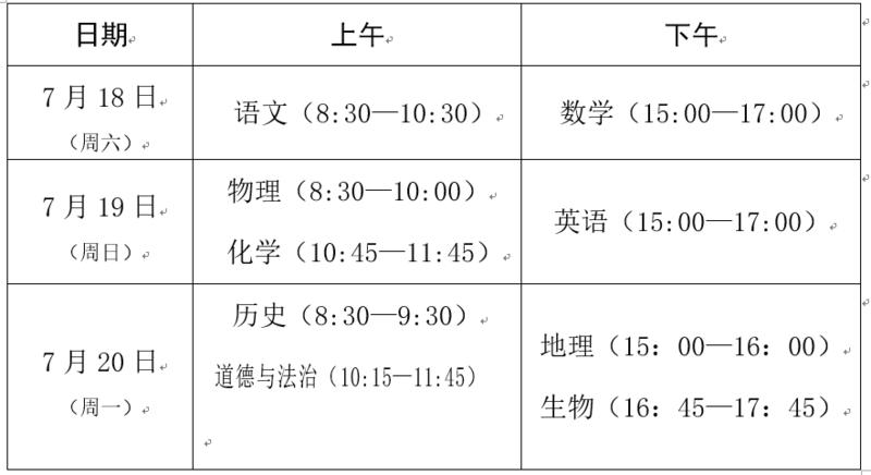 重磅！福州中考中招政策发布