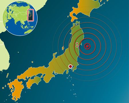 日本五个城市六名福建人 亲历大地震(图)