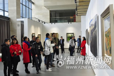 “意写群山·王辉油画艺术展”在福清开幕　向市民免费开放
