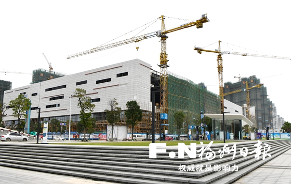 福州数字中国会展中心展开主体工程装修