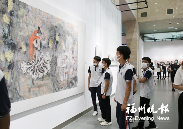 融籍画家林峰画展开幕 展览将持续到7月12日