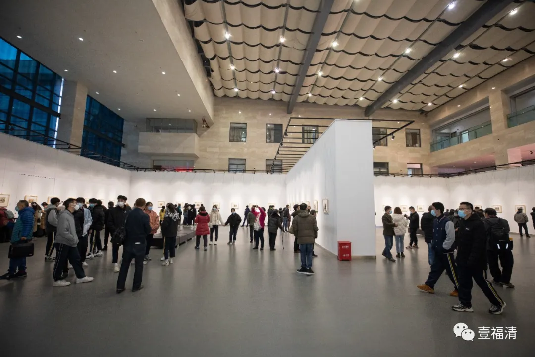 闽籍书画名家抢救工程——吴启瑶美术作品展开幕