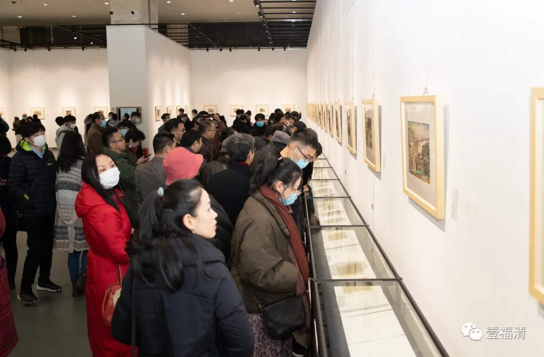 闽籍书画名家抢救工程——吴启瑶美术作品展开幕