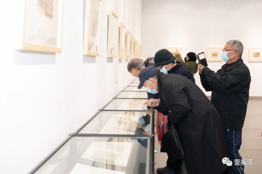 闽籍书画名家抢救工程——吴启瑶美术作品展开幕