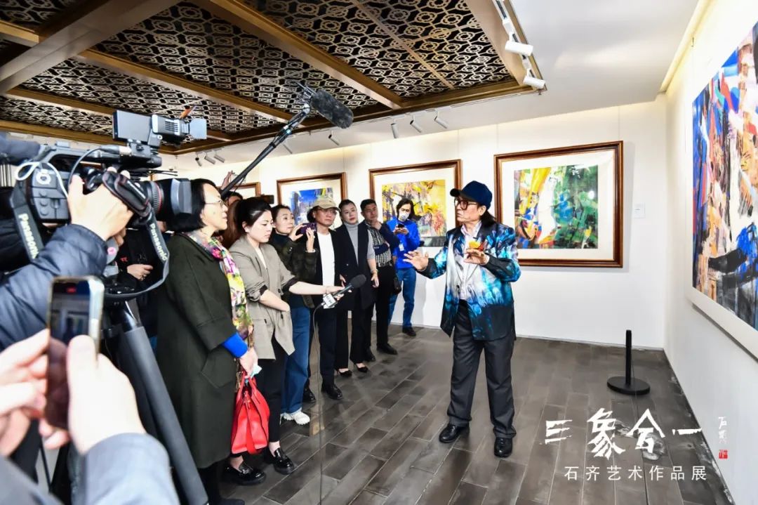融籍著名画家石齐艺术作品展在北京举行
