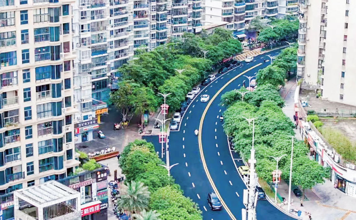 中环路（清昌大道—滨江中学段）与福人路（清盛大道—汽专线段）主干道提升改造完成