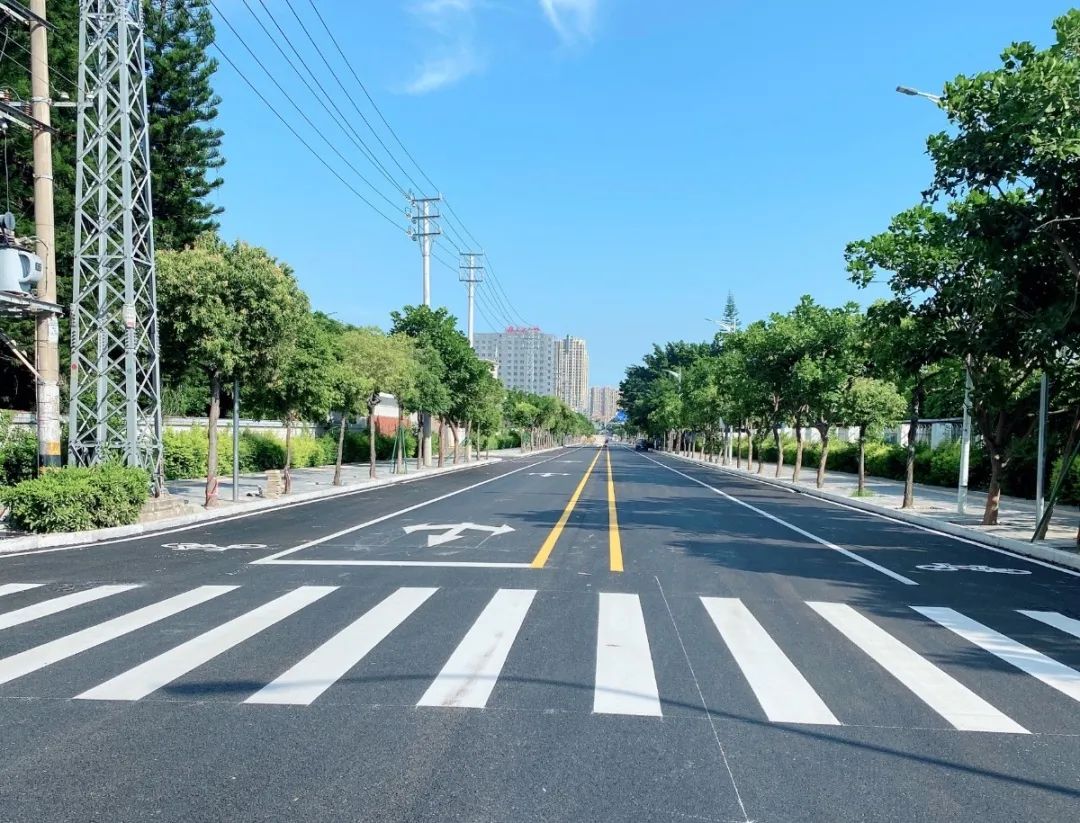 福玉路（清河街——高仑村道）提升改造完成