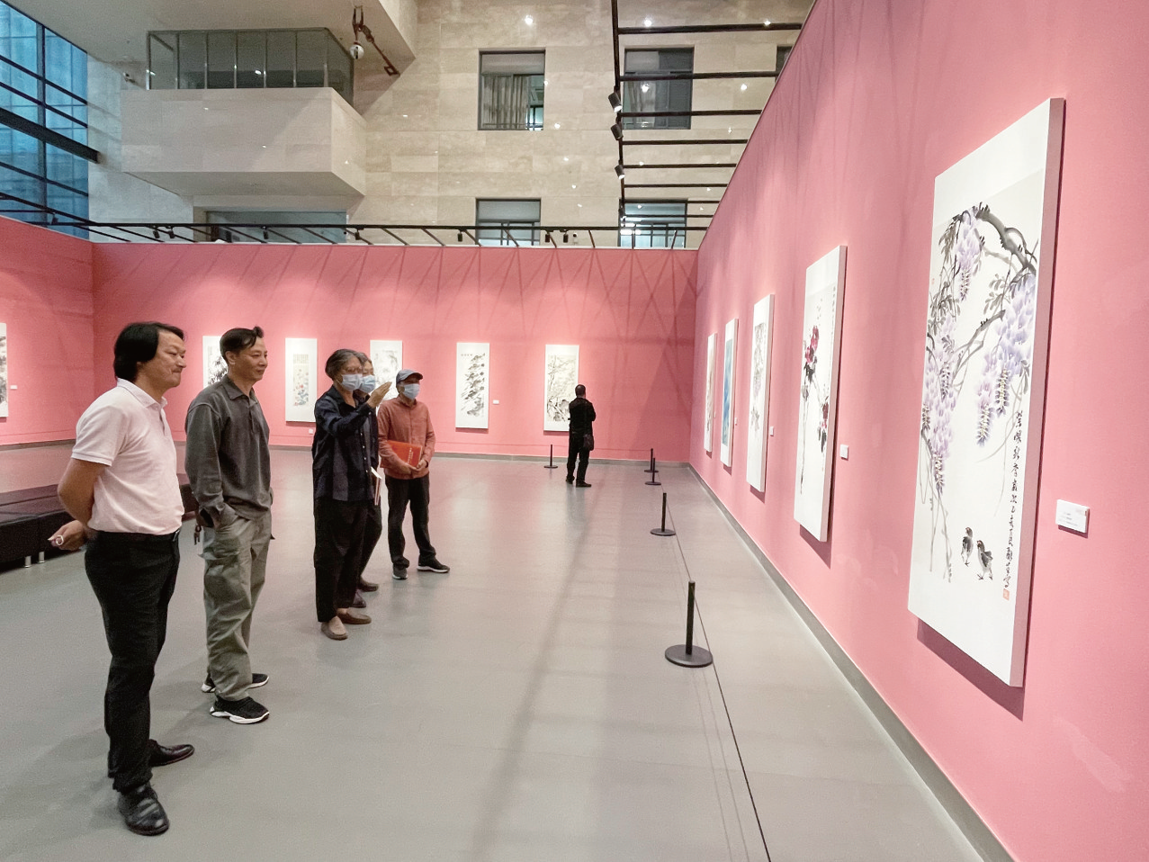 福清市喜迎二十大主题美术作品展开展