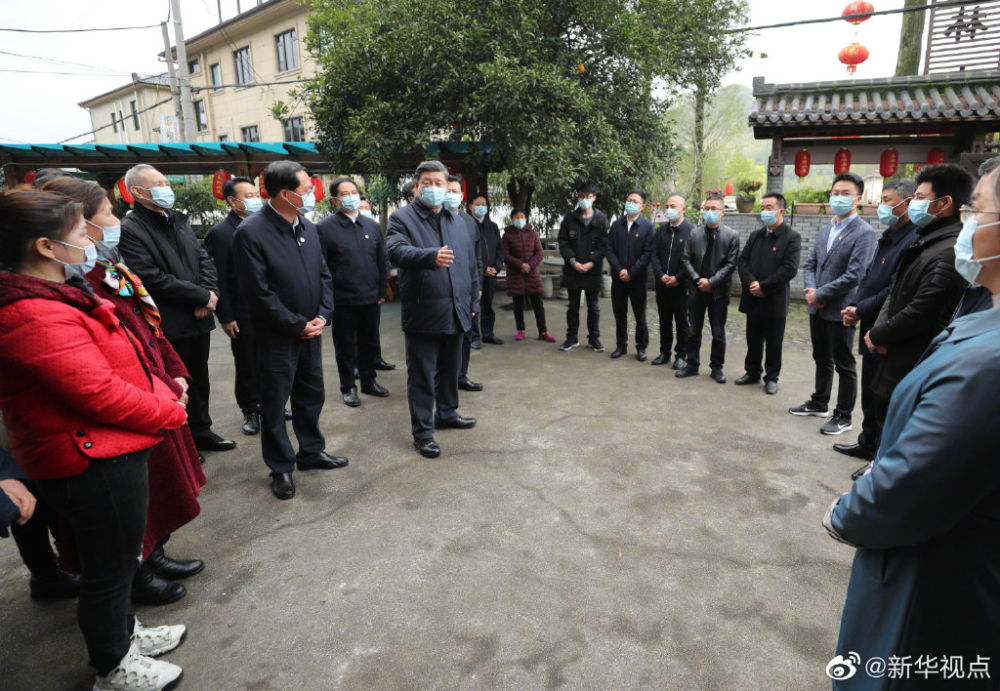 习近平在浙江省安吉县考察