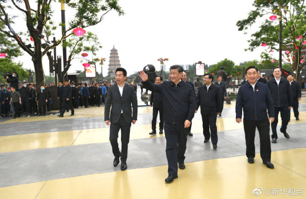 习近平在西安考察调研