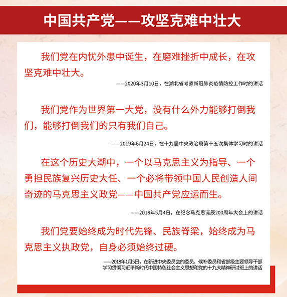 从总书记的讲话中感受“世界第一大党”的荣光