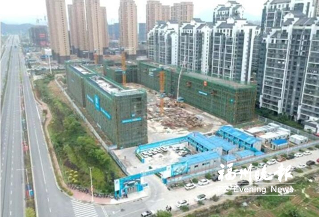 福清滨江小学第二校区全面封顶 明年9月投入使用