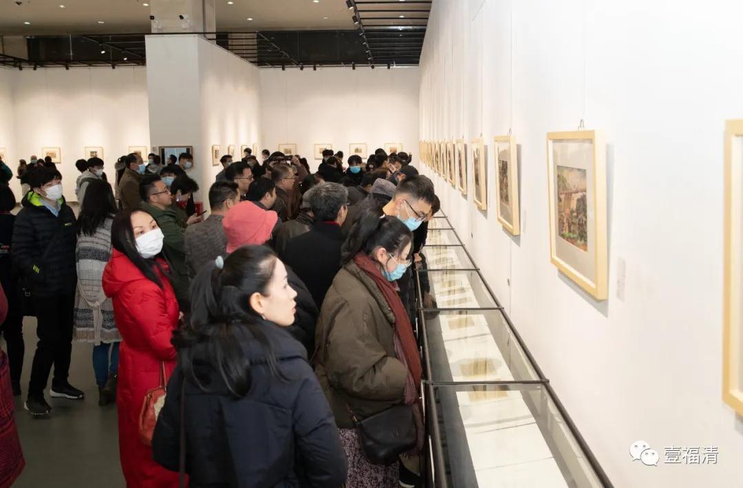 闽籍书画名家抢救工程——吴启瑶美术作品展开幕