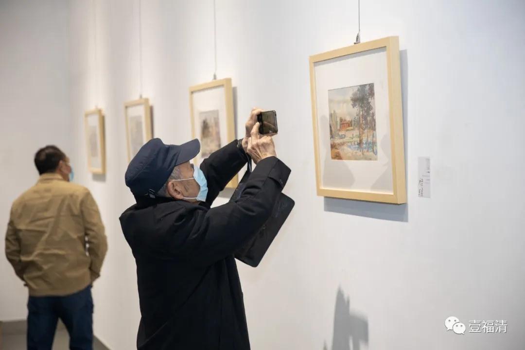 闽籍书画名家抢救工程——吴启瑶美术作品展开幕