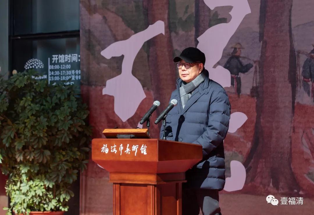闽籍书画名家抢救工程——吴启瑶美术作品展开幕